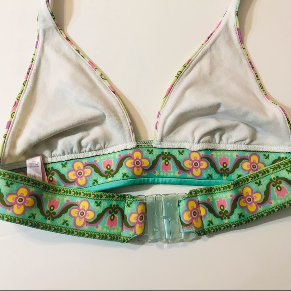 VICTORIA’S SECRET Floral Halter Bikini Top Size XS - Picture 7 of 9